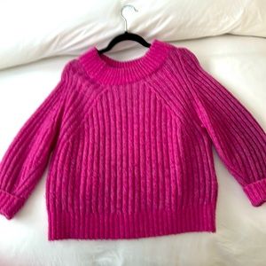 3.1 Philip Lim fuschia sweater; like new